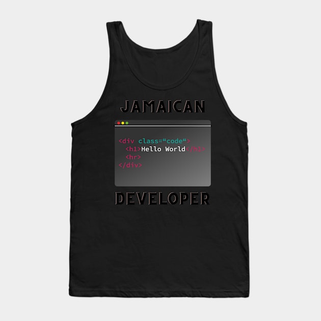 Jamaican developer Tank Top by Nahya Fashion Shop